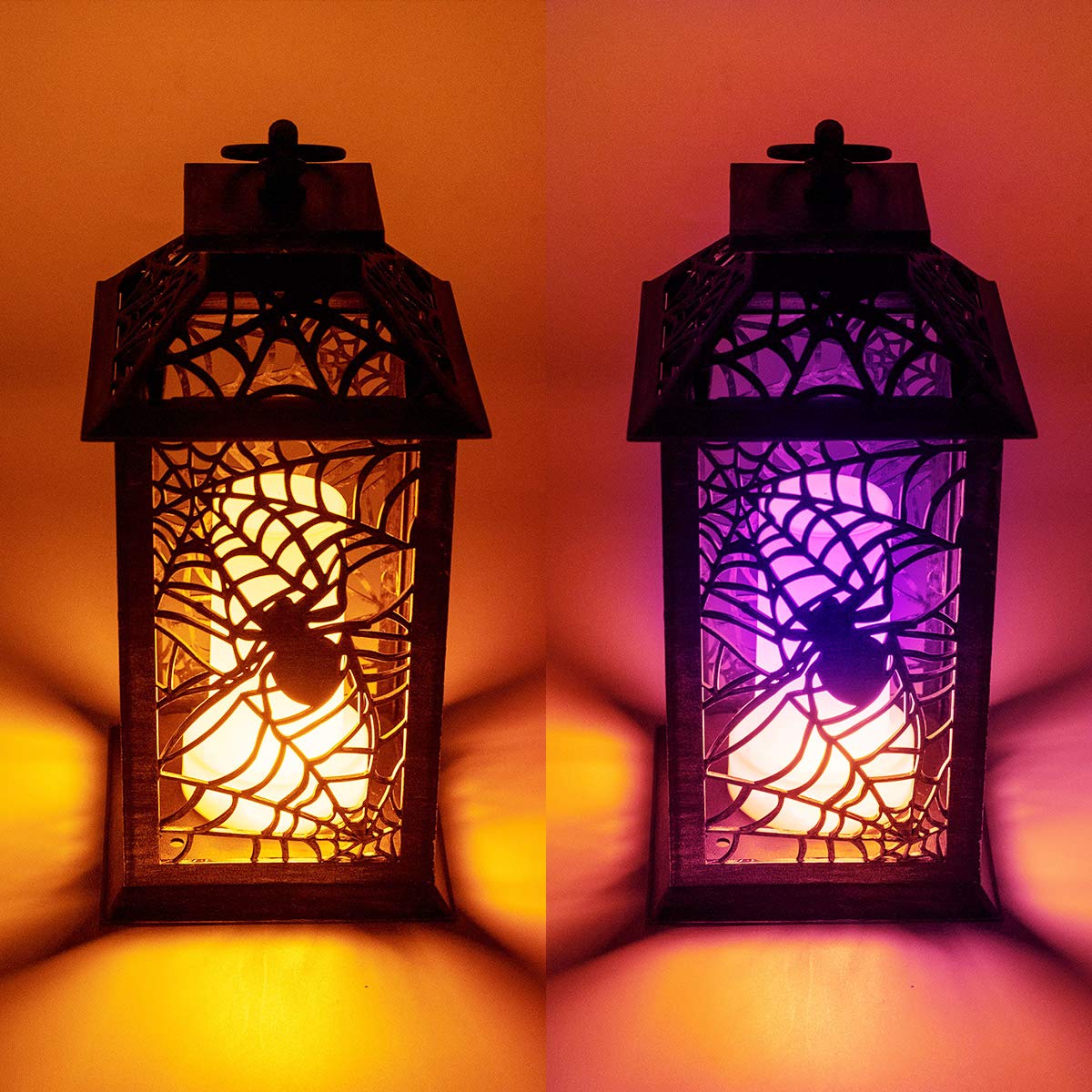 Candle Lanterns Decorative Hanging Lights with Timer Function for Indoor Outdoor, Events, Paritie, Halloween Decoration