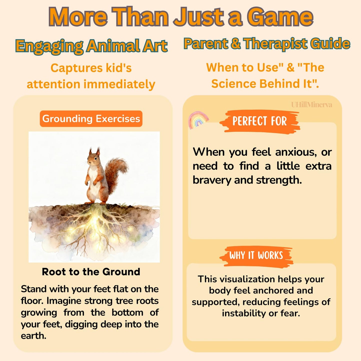 Somatic Therapy Cards for Kids, 52 Mindfulness & Emotional Regulation Activities for Calm, Focus, Coping Skills - Social Emotional Learning Tools for Parents, Therapists, Ages 6–12, Calm Down Corner