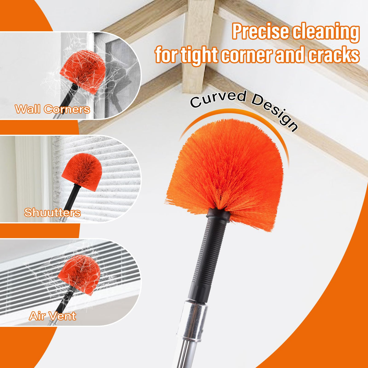 26 FT Cobweb Duster with Extension Pole