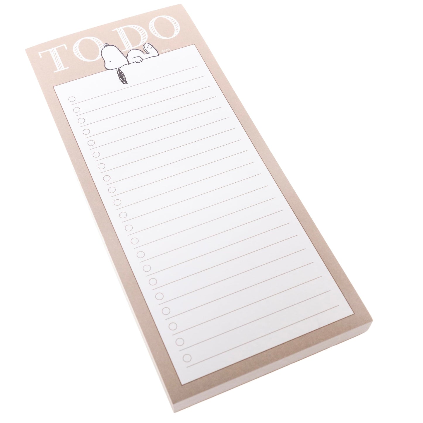 Graphique Snoopy Magnetic Notepad, 100 Tear-Away Sheets for Grocery, Shopping & To-Do Lists, Magnetic Writing Pad for Fridge, Kitchen, Office, Fun Gift for Snoopy Lovers