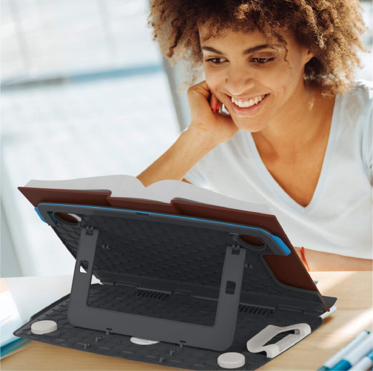 EASY READER® Slim Book Stand Alpine White
