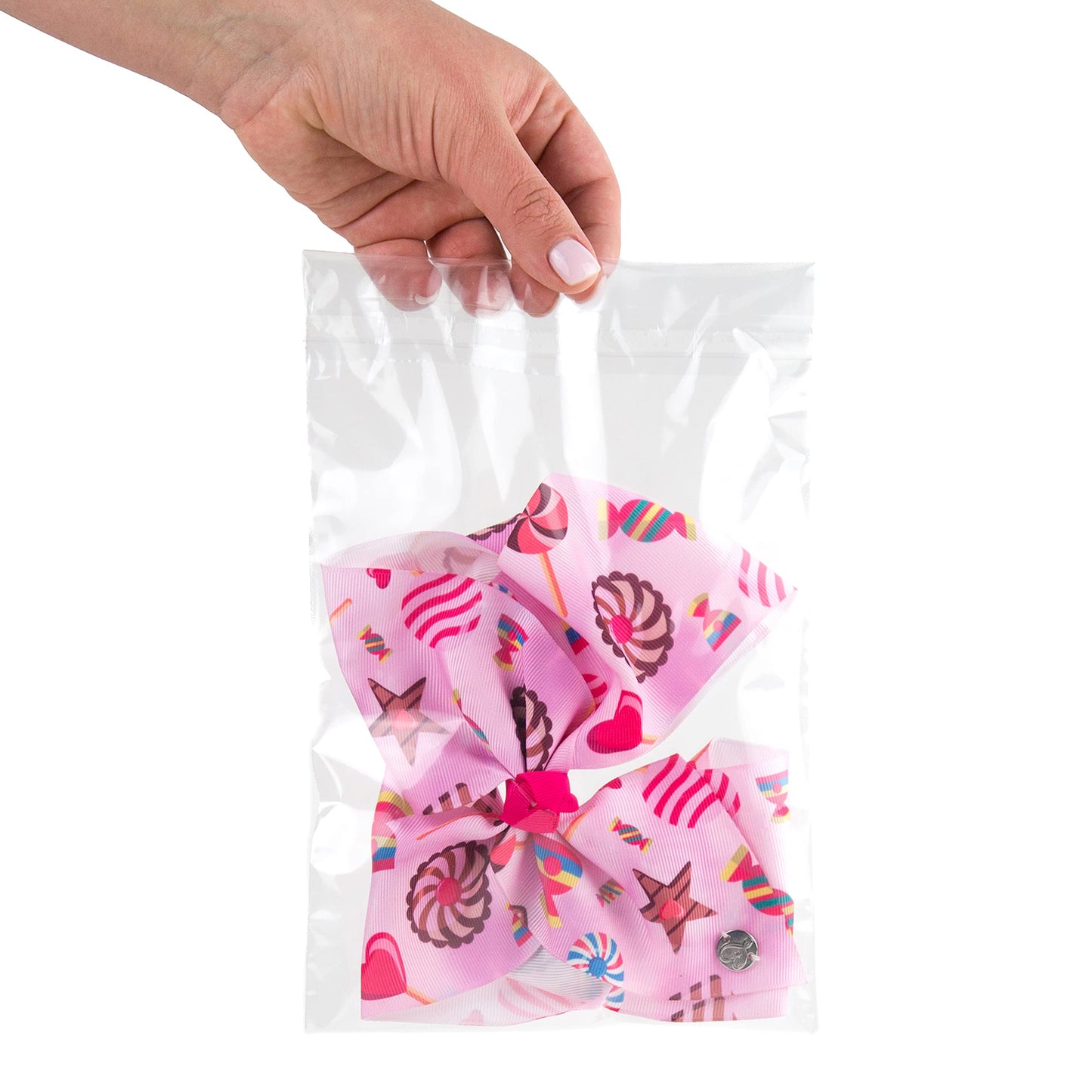 Clear Poly Bags Combo Pack - 400 Count (6x9", 8x10", 9x12", 11x14") - Extra Strong Self-Seal Plastic Packaging Bags for Shipping, Retail & Product Storage