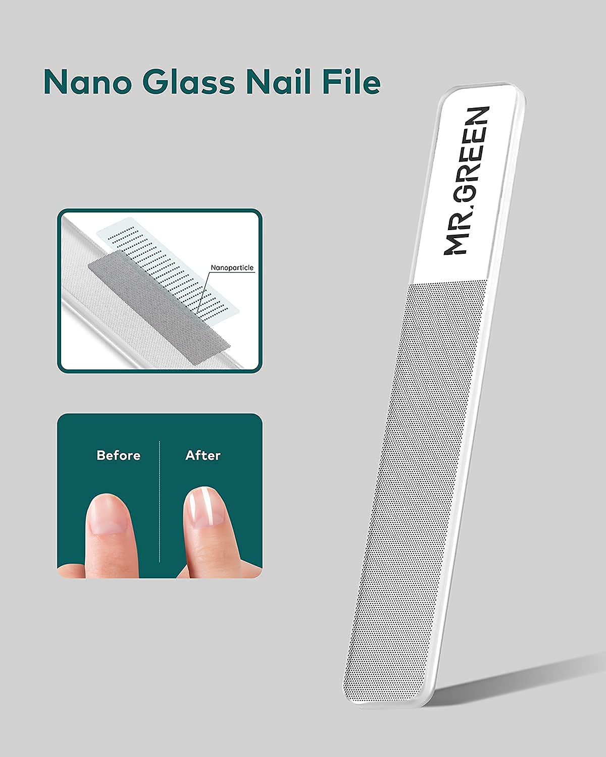 MR.GREEN Nail File and Glass Nail File