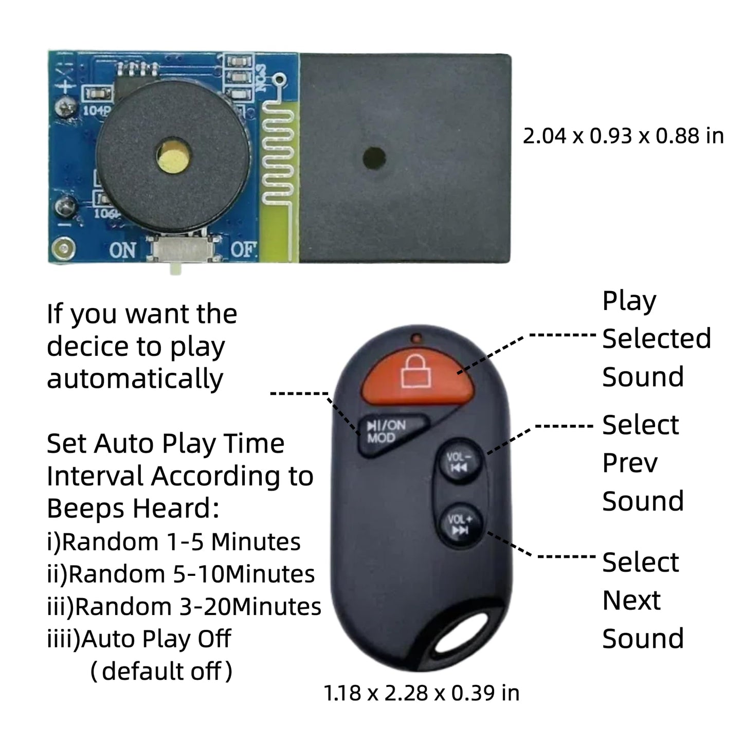 Cricket Noise Maker Prank with Remote Control, Hidden Sound Prank Device for Adults, Prank Kit, Gag Gift for Office, Home, Car and Parties, Annoying Pranks, Funny Noise Maker