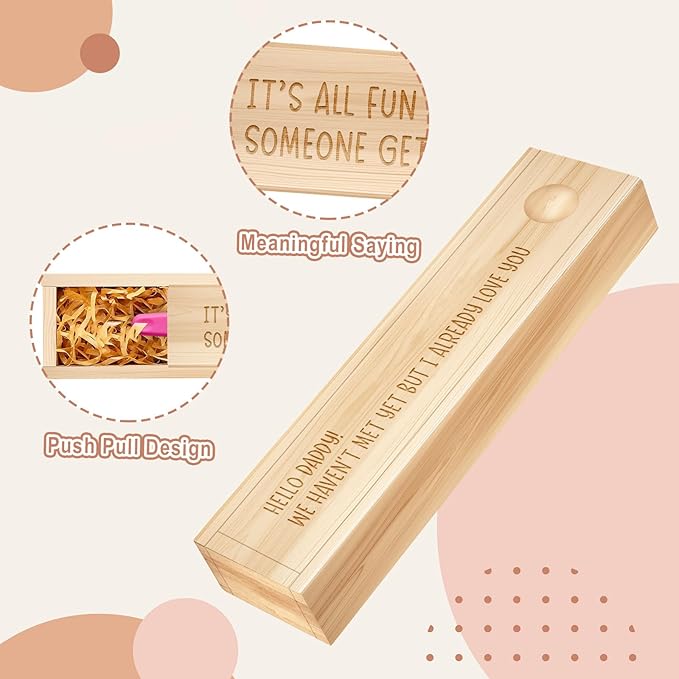 Pregnancy Announcement for Husband, Pregnancy Test Keepsake Box, Baby Announcement Reveal Gifts Ideas for Husband Grandparents Dad Aunt and Uncle