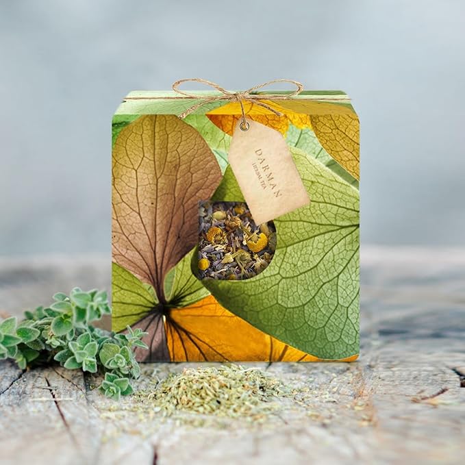 Armenian Herbal Tea “Morning Mood” Blend – 1.4 oz | Premium Wild Mountain Herb Selection Featuring Wild Mint, Saint John’s Wort & Helichrysum | Exquisite Tea Gift Box for Invigorating Mornings and Natural Wellbeing