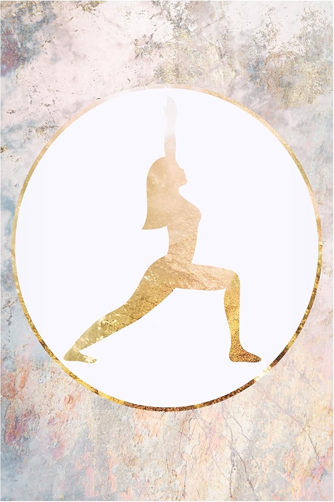 Trademark Fine Art Canvas Wall Art - Sarah Manovski 'Yoga Gold Marble 3' Wall Art for Living Room, Bedroom, or Office Décor