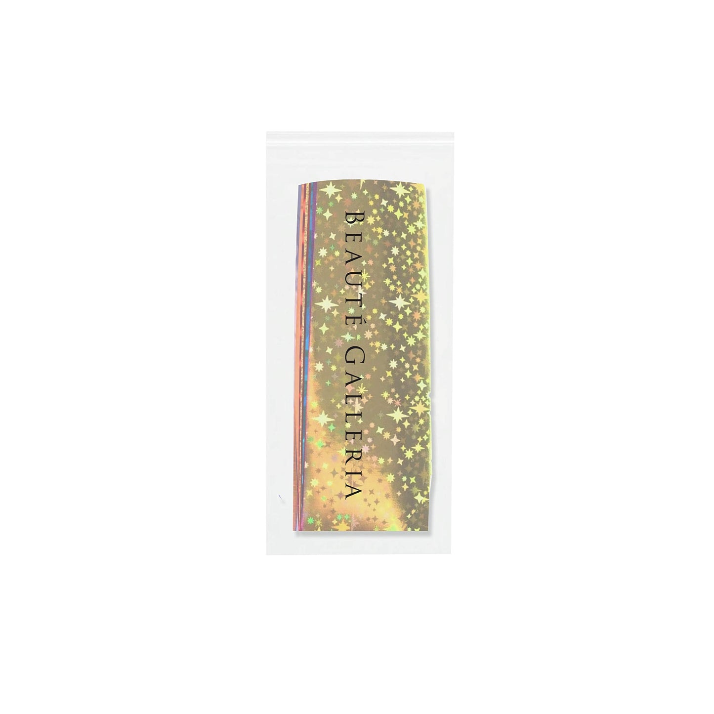 Beaute Galleria 50 Pieces Nail Foil Transfer Stickers, Laser Galaxy Starry Sky Nail Art Decorations