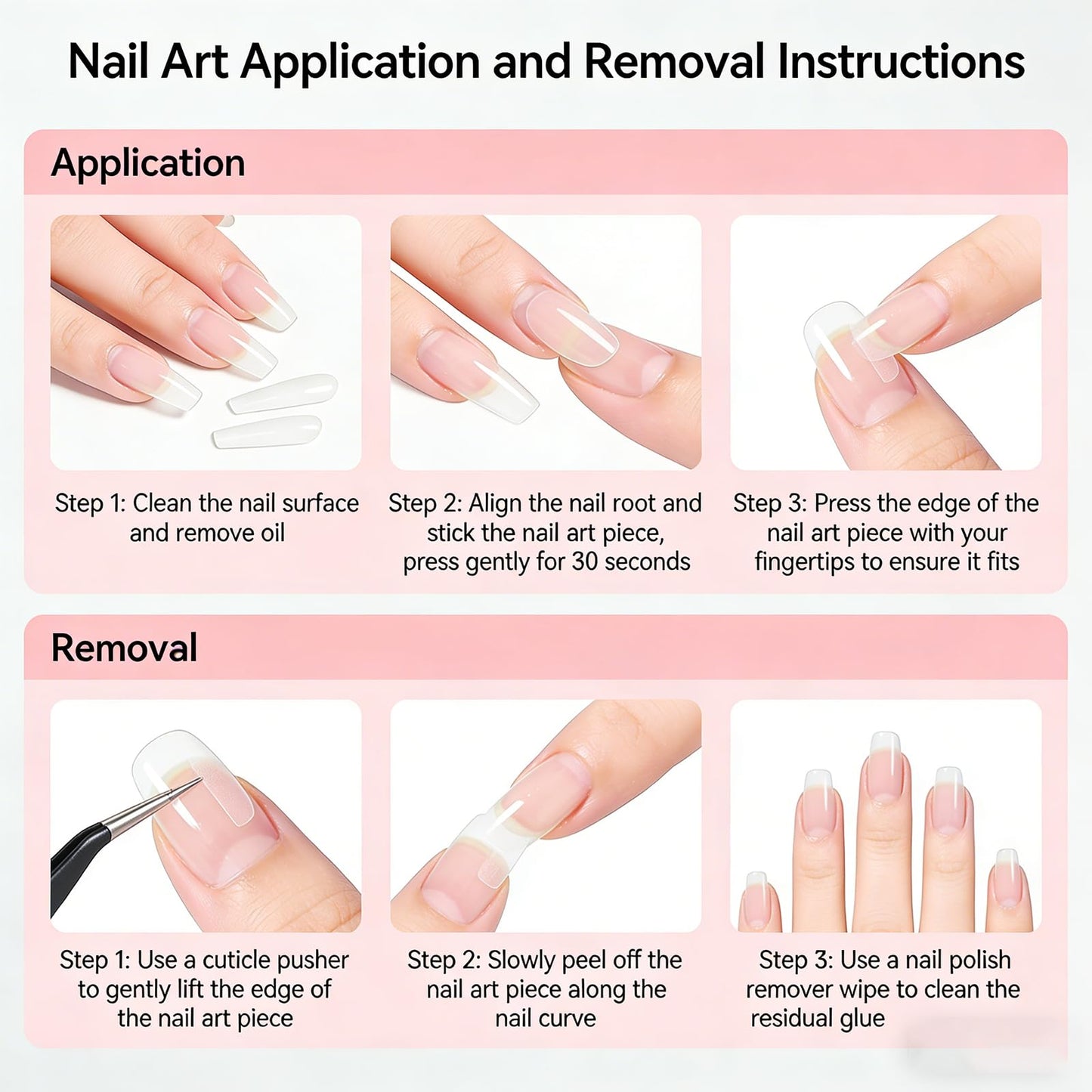 RUOKEXIN Almond Press on Nails Medium Fake Nails Beach False Nails with 3D Shell Designs Summer Blue Nail Press ons Sparkly Artificial Nails for Women 24Pcs