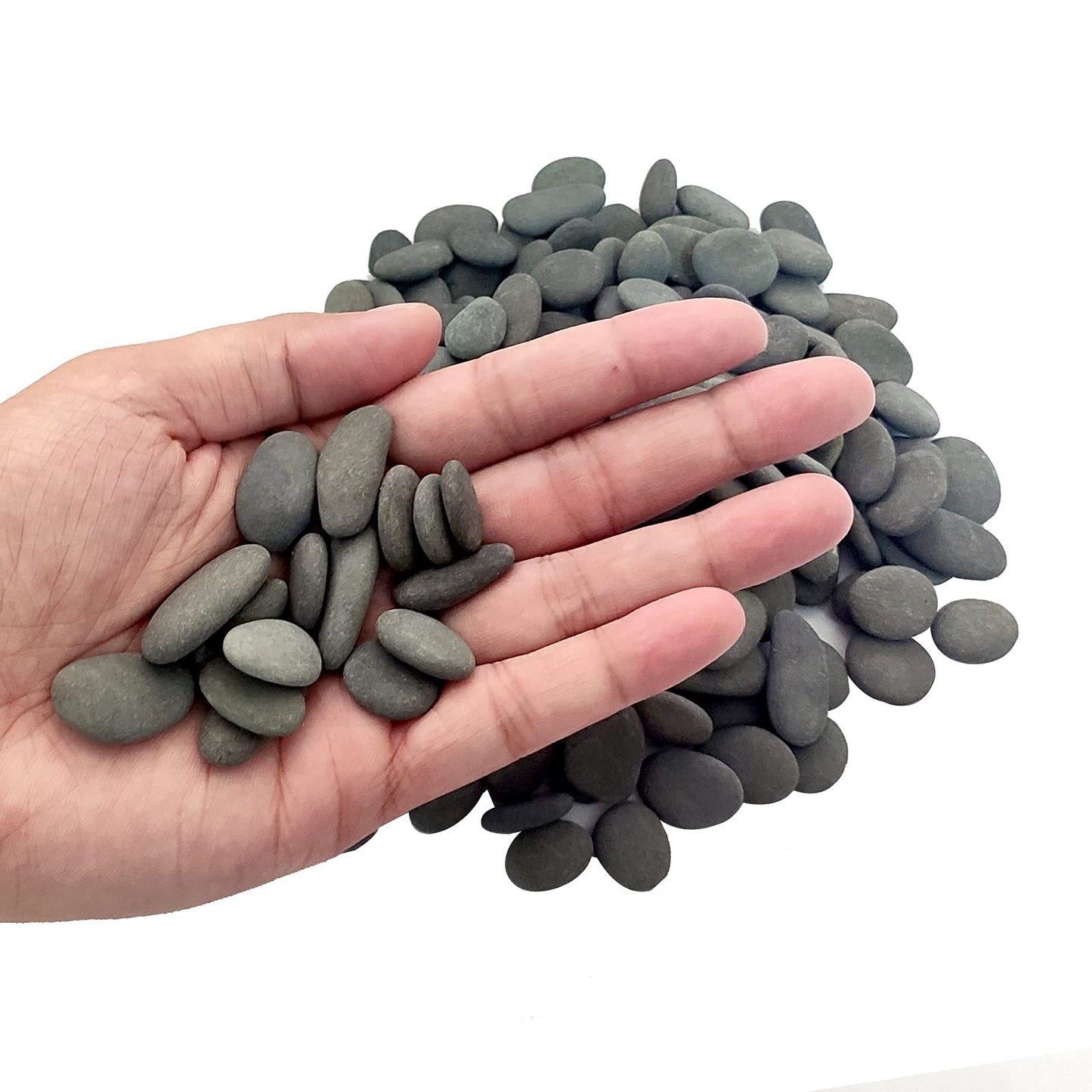 Rocks for Painting, 200pcs Small River Pebbles, Hand Picked Smooth Stones for Craft Petroglyphs, Painting Activities, Home Decor, DIY Projects, 0.4-1.0 inch Natural Miniature Flat Rocks