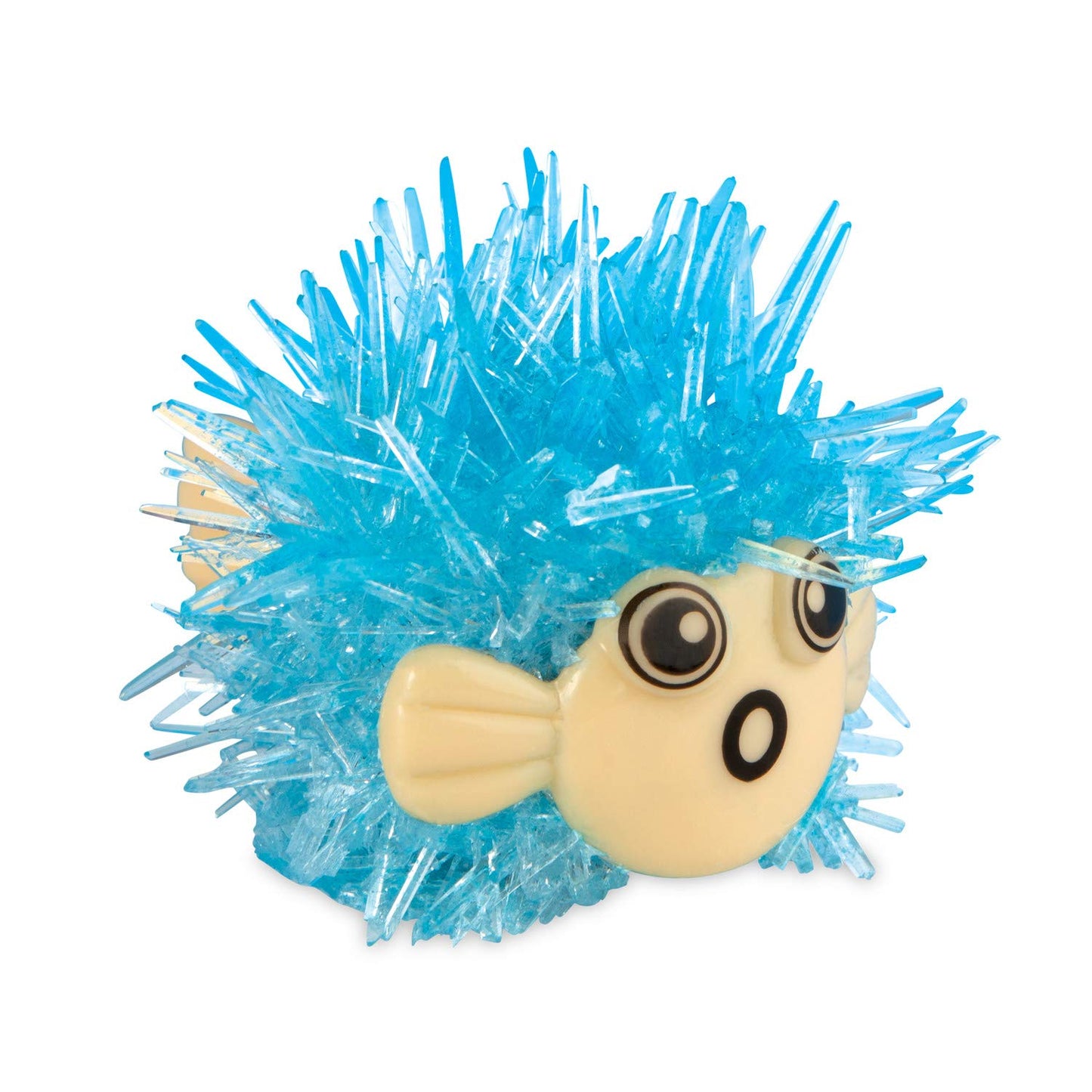 MindWare Crystal Growing Kits: Puffer Fish Set of 2 – Cute DIY Crystal Growing Kits for Kids & Teens – Funky mini Science Experiment in an 8pc kit – Crystals Grow in 24 Hours