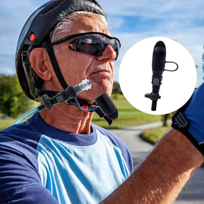 Hydration Bags Bite Valve Mouthpiece Replacement for Cross Country Bladder Bag Detachable Universal Manual Switch for Any Hydration Pack System