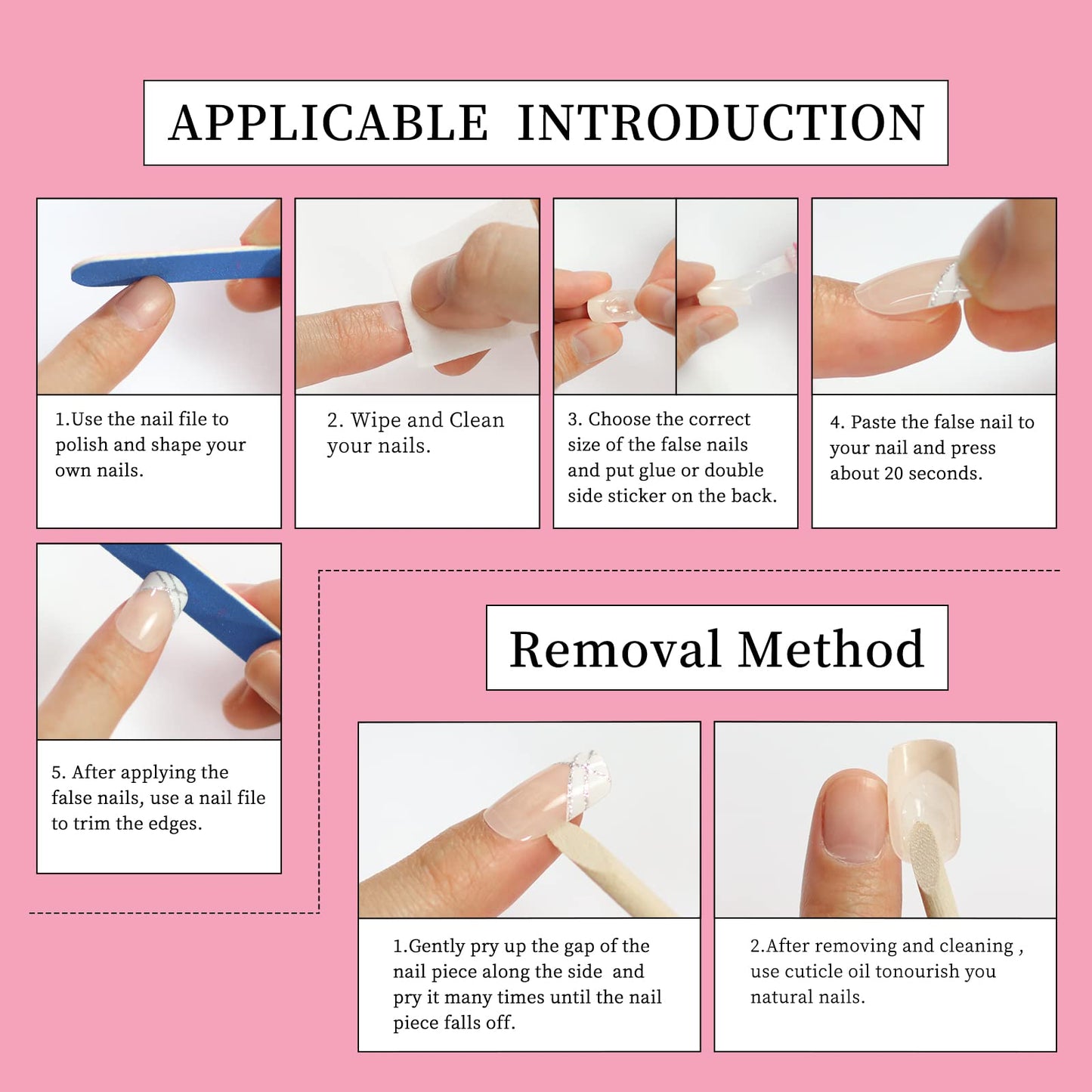 ELEVENAIL Press On Nails Glossy Super Long Coffin Gel Stick On Fake Nails Salon DIY Acrylic Manicure Reusable Dark Blue Cat Eye False Acrylic Nail Art Tips