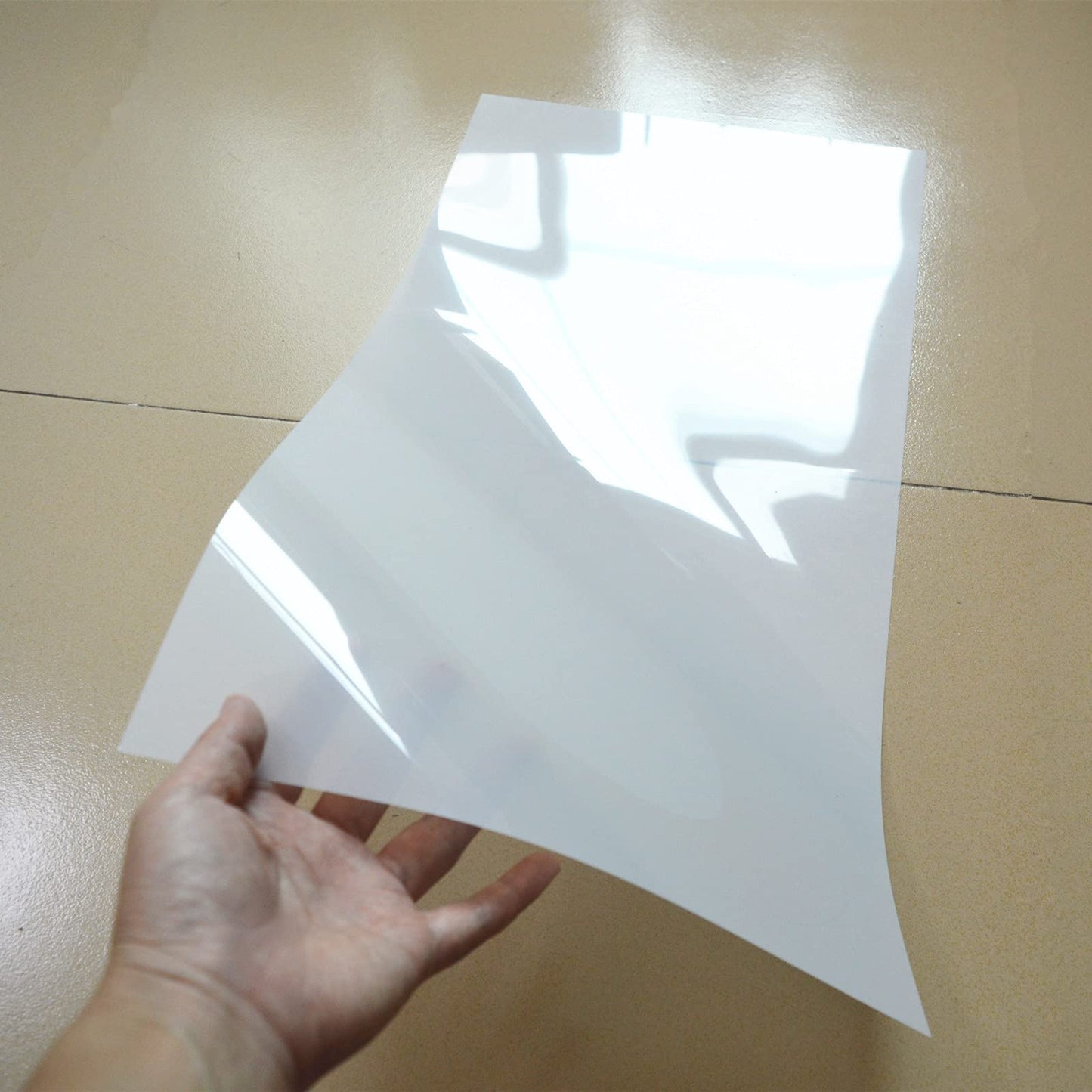 ZHluja Mylar Blank Stencil Sheet for Stencil Cutting,Craft Translucent 12 x 24 inch 10 Sheets 7.5 mil Acetate Template Material (10 Sheets, 7.5mil)