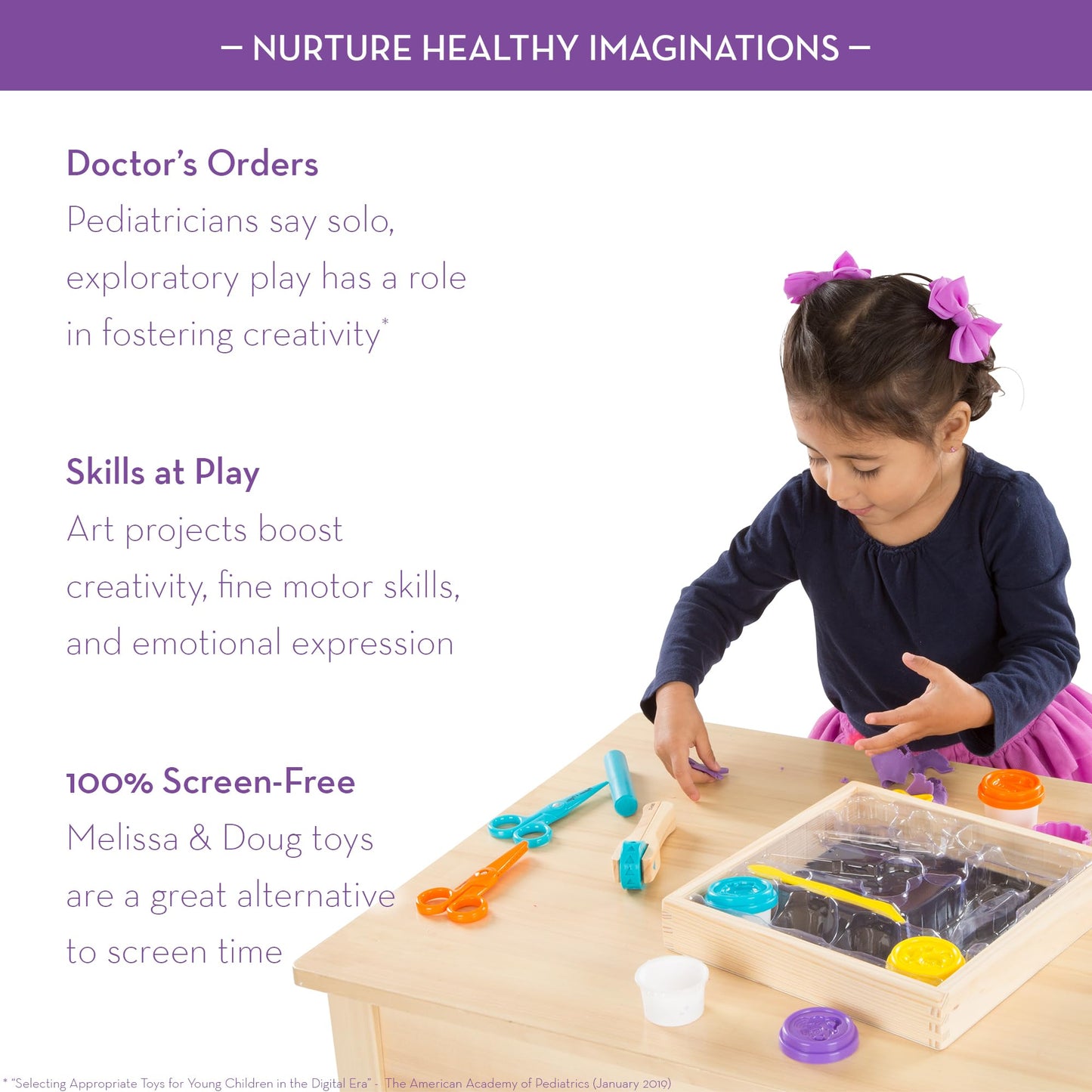 Melissa & Doug Modeling Dough & Sculpting Tools, 8 Tubs of Playdough Modeling Clay with Cutters, Rollers & Molds, Arts & Crafts Kit & Accessories, Preschool Learning Toys for Kids Ages 3+