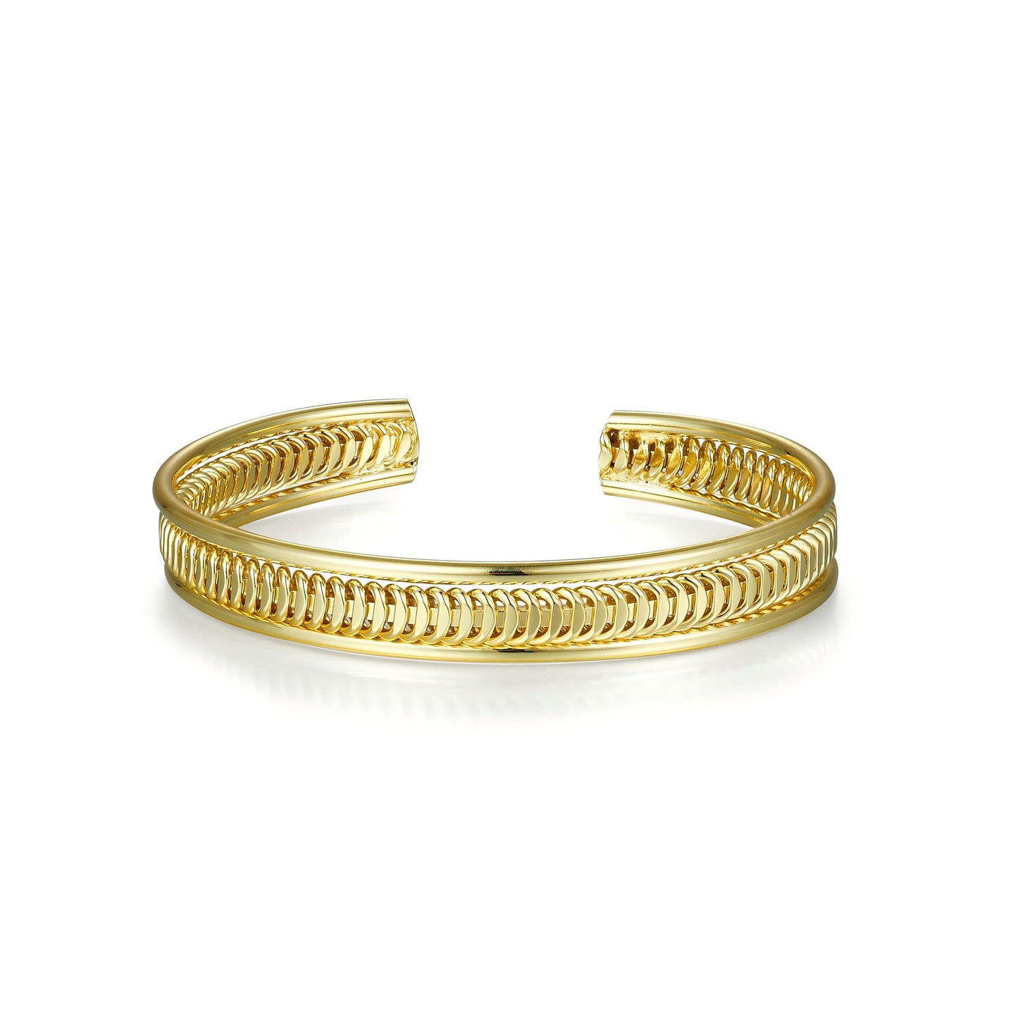 SHINYTE CATALINE Valentine's Day Gift Ideas 14K Gold Plated Chunky Cuff Bracelet For Women,Adjustable Bendable Cuff Bracelets Boho Bangle,Gift for Girlfriend Wife