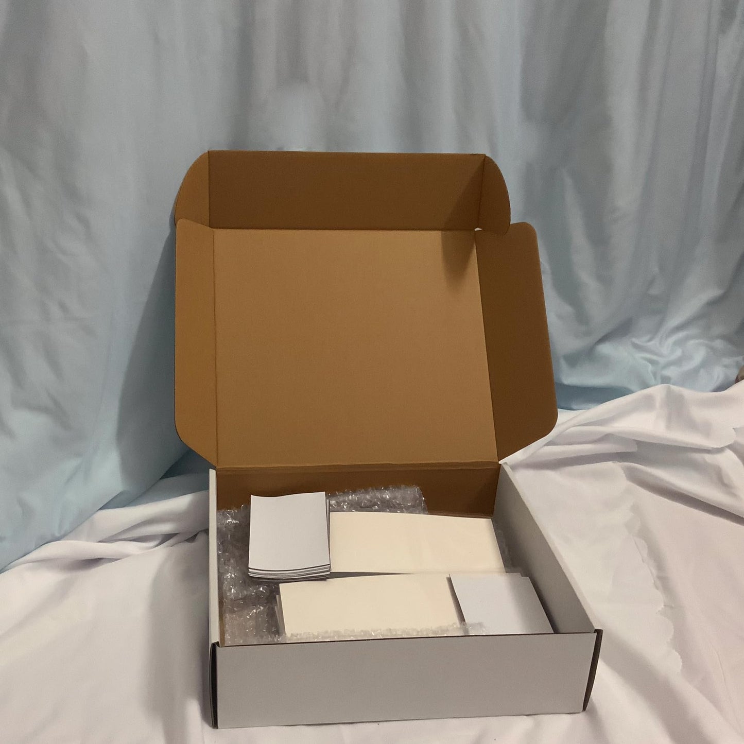 11x9.6x3 Inches White Shipping Boxes Set of 25，Cardboard Boxes Recyclable Corrugated Boxes Mailers for Small Business, Transporting, Packaging Storage Boxes and Craft Gifts Giving Products Box
