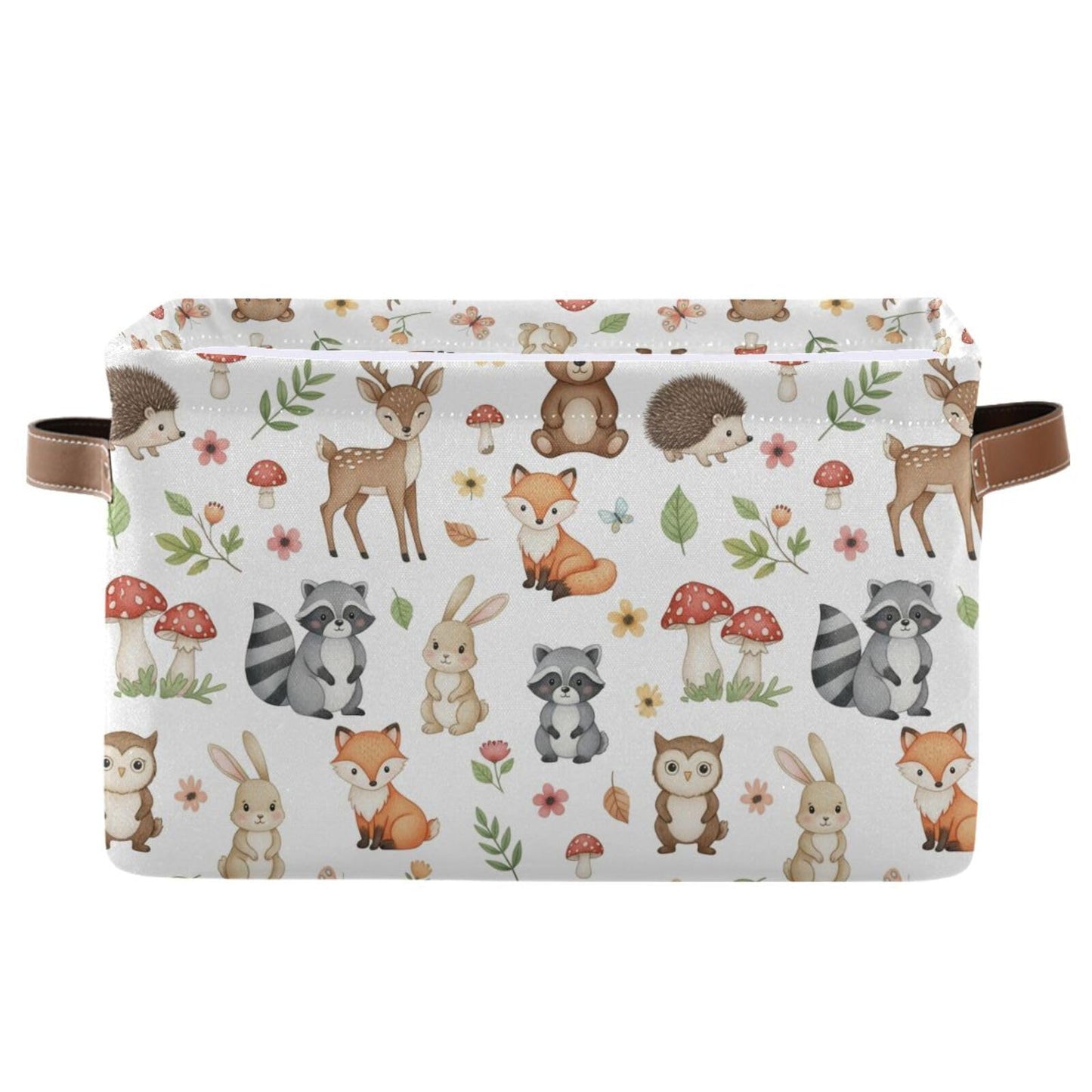 Emelivor Cute Animals Storage Basket Bins Foldable Laundry Hamper Storage Bins Box Organizer for Bedroom Office Clothes Pet Living Room,1 pcs