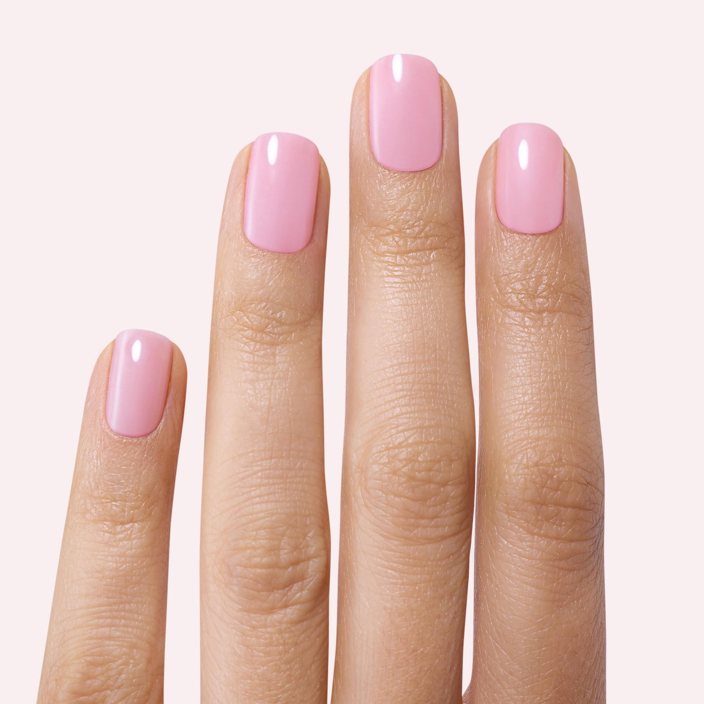 Dashing Diva Gloss Nail Strips Bundle - The Soft Pink Collection - Lovely Pink & Attitude - UV Free, Chip Resistant, Long Lasting Gel Stickers - Contains 2 Sets