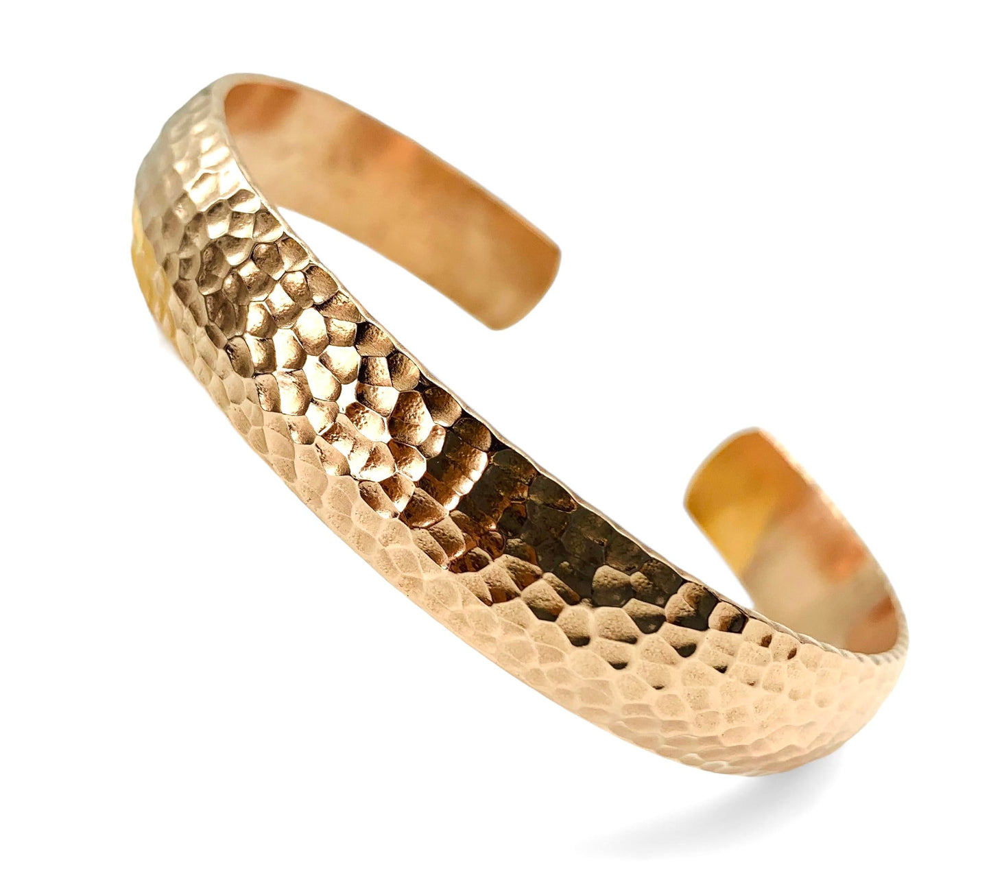 Healing Lama™ Hand Forged 100% Copper Bracelet. Made with Solid and High Gauge Pure Copper. (Hammered)