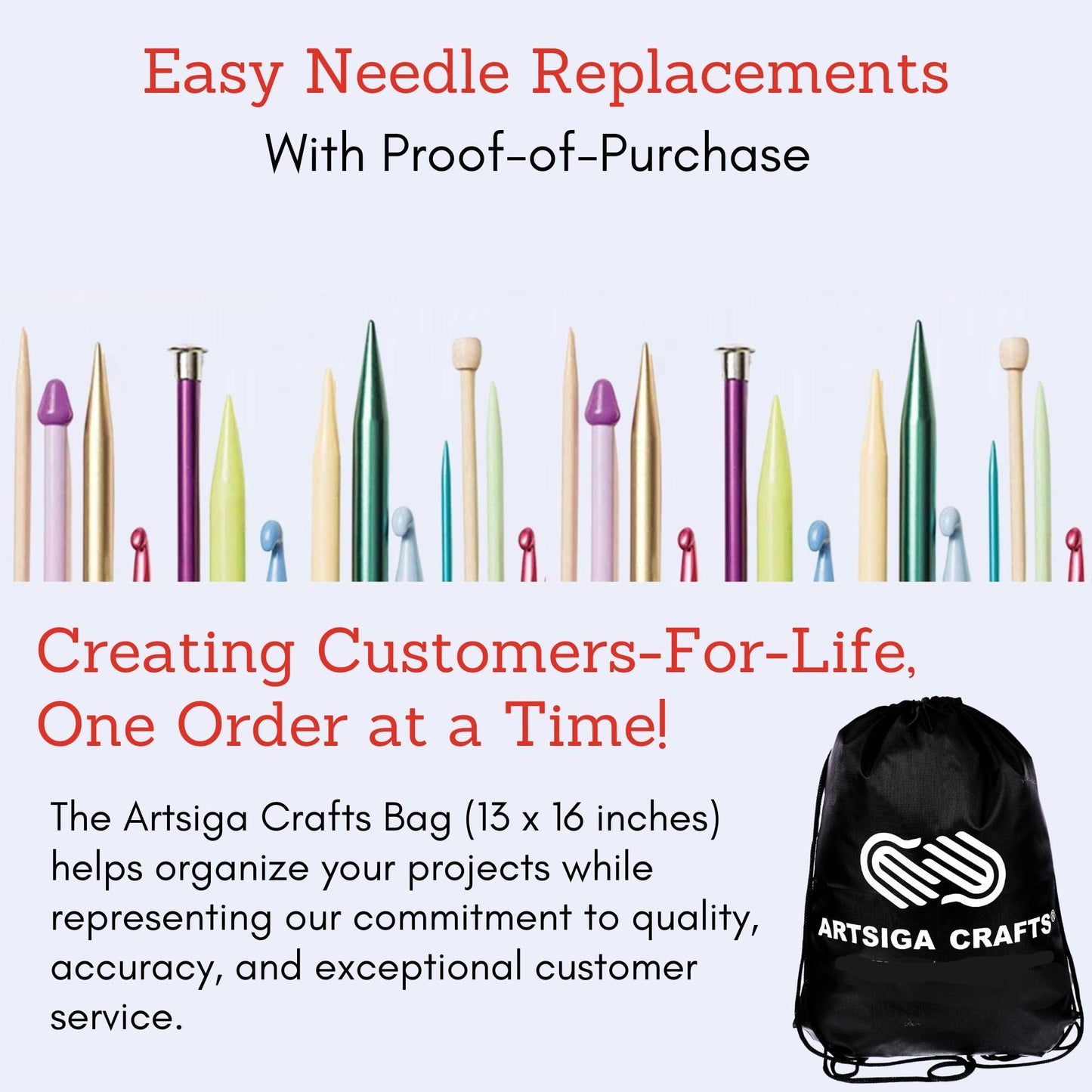Lykke Driftwood 5 in. Complete Set US 4, 5, 6, 7, 8, 9, 10, 10.5, 11, 13, 15, 17 Interchangeable Circ. Knitting Needles for DK, Worsted, Super Chunky Yarn, Birch, 5 Cords, Grey DM Case, Project Bag