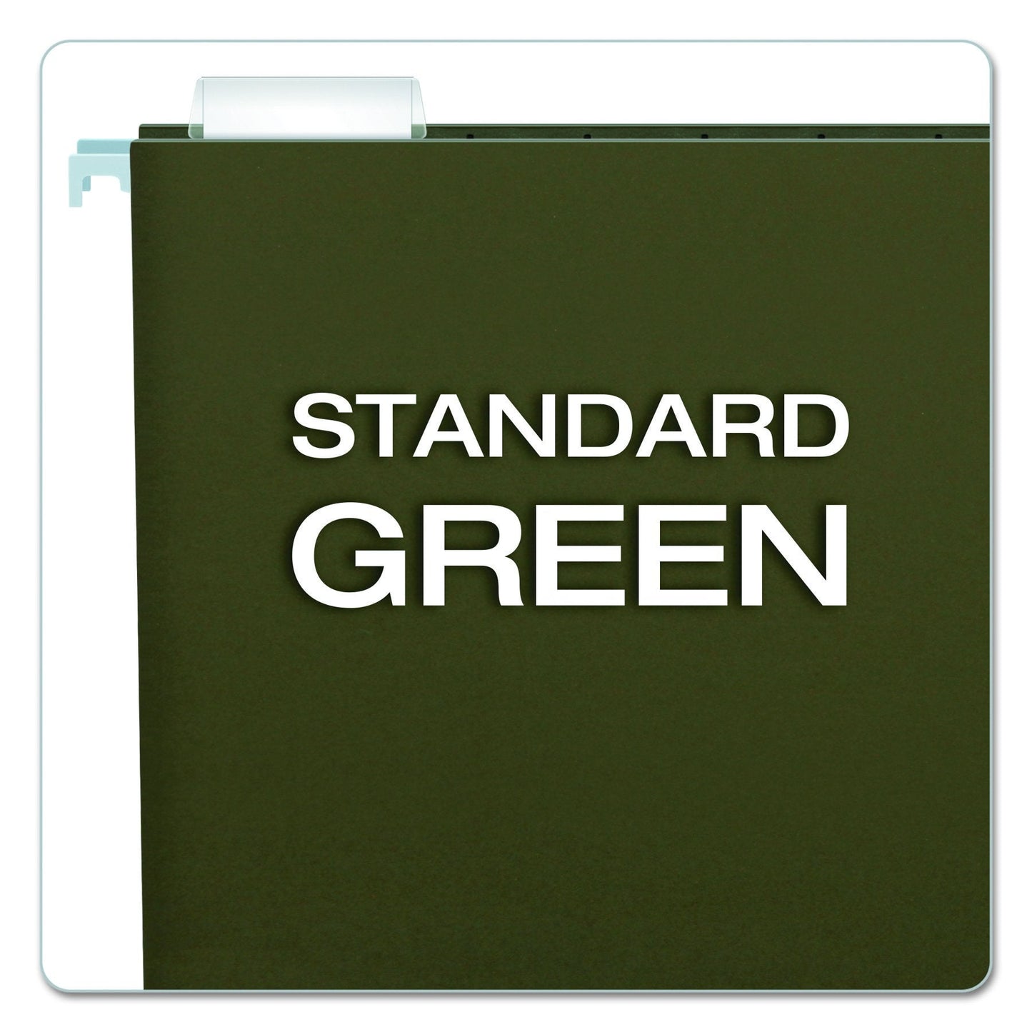 Pendaflex Recycled Hanging Folders, Legal Size, Standard Green, 1/5 Cut, 25/BX (81622)