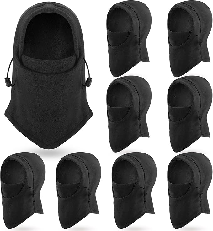 Frienda 8 Pcs Balaclava Ski Mask Men Windproof Warmer Face Covers Adjustable Winter Mask for Men Women
