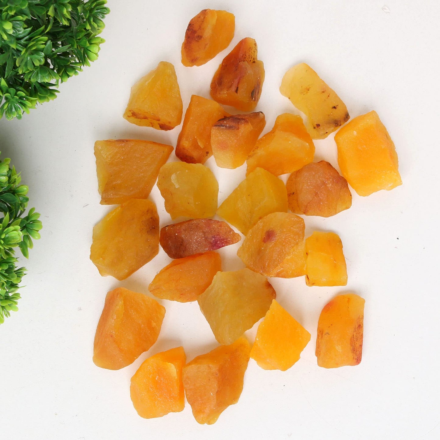 REAL-GEMS Natural Raw Healing Crystals Rough Stones for Tumbling, Cabbing, Polishing, Wire Wrapping, Wicca & Reiki Crystal Healing, Mix Gemstones,7 Chakra (Yellow Sapphire)
