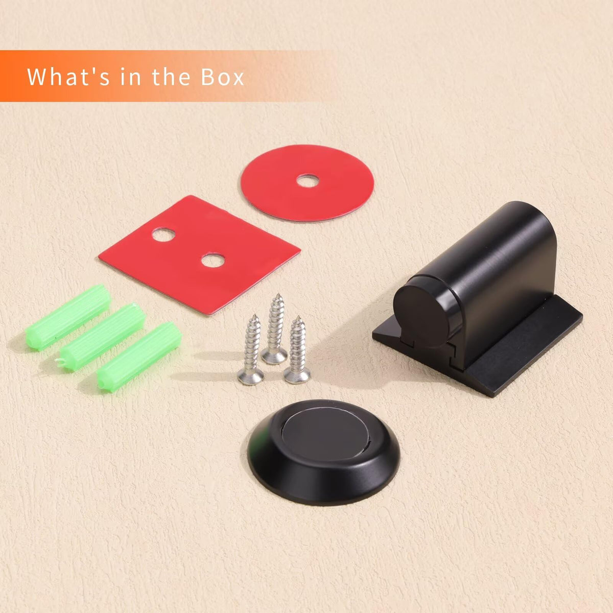 Magnetic Door Stoppers for Bottom of Door (4 Count)