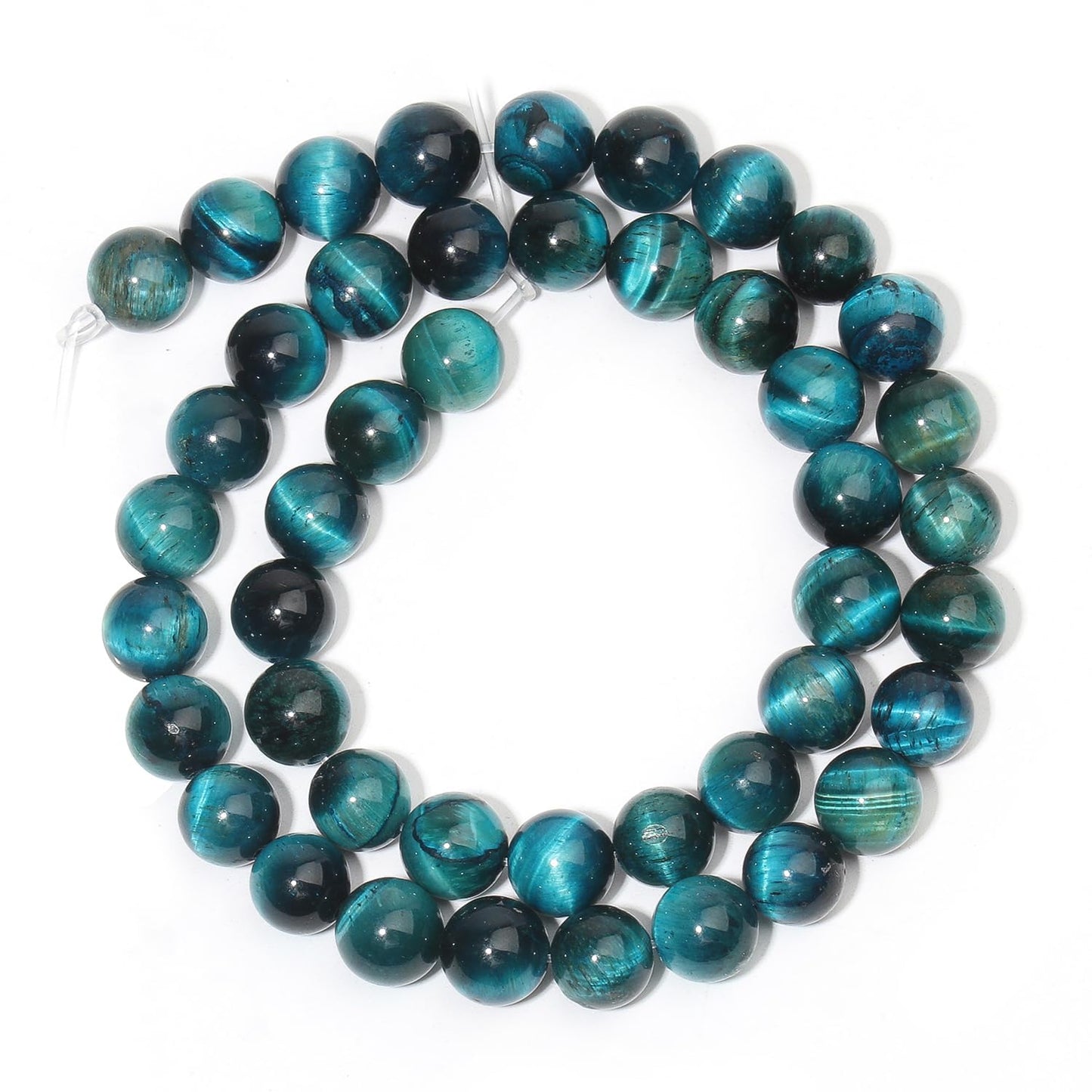 6mm Blue Tiger-Eye Natural Stone Beads Round Loose Beads for Jewelry Making Yochus DIY Beads Bracelet Necklace