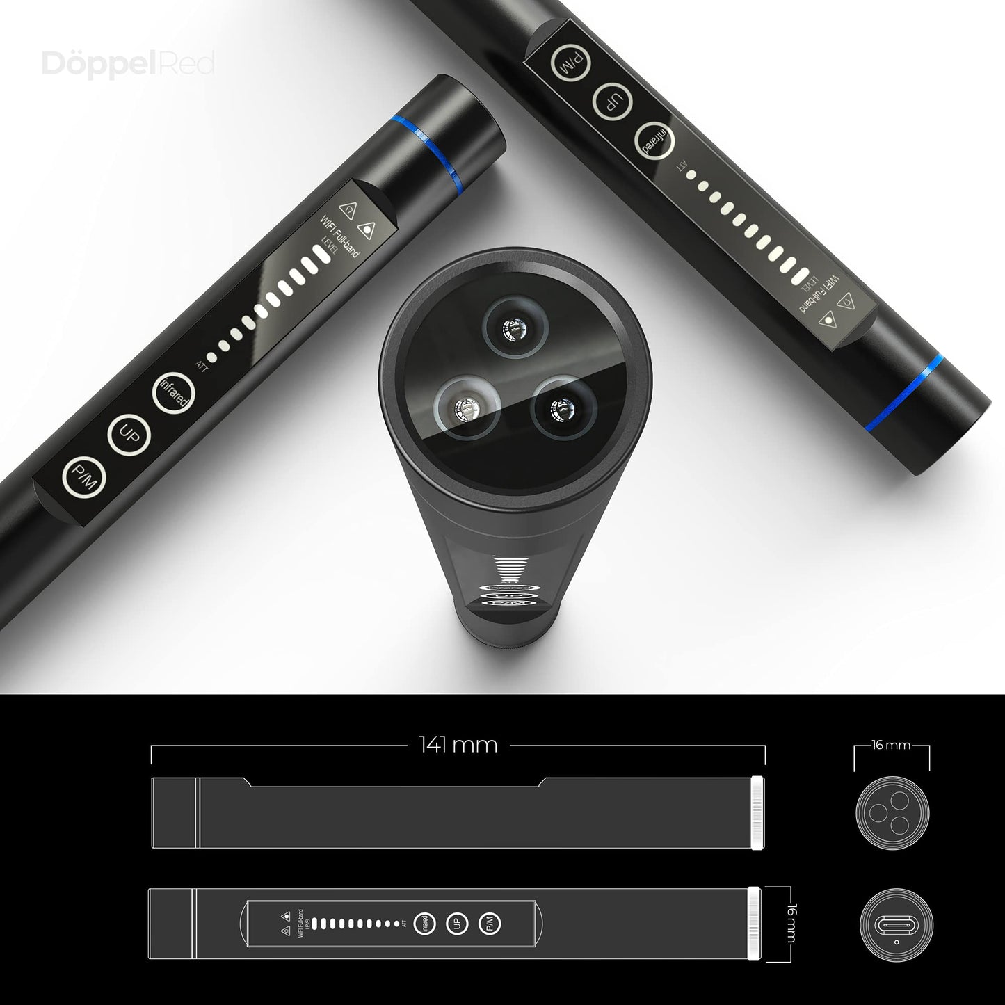 ORIONYX Hidden Camera Detector, Privacy Pen Anti-Spy Camera Finder, Bug and GPS Tracker Detector for Home, Office, and Travel - Hero Pen Hidden Device Detector, Perfect for Gift