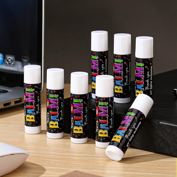 Christmas Appreciation Gifts Bulk Lip Balms Employee Team Appreciation Thank You Gifts Party Favors Stocking Stuffers for Xmas Nurse Teachers Volunteers Coworkers Staff(150 Pack)