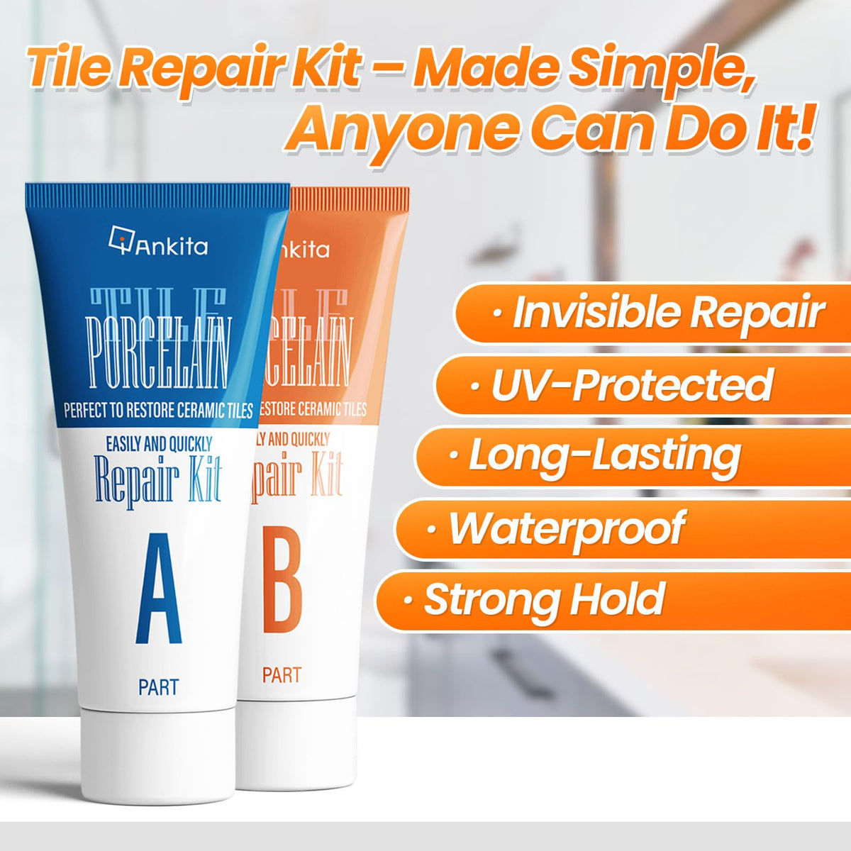 Tile Repair Kit Pure White