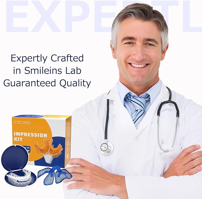 Custom Fit Night Guard for Bruxism & Teeth Clenching - Comfortable & BPA-Free - Protects Teeth & Reduces Jaw Tension - Includes Case & Easy-to-Use Mold Kit（Single One Upper or Lower Guard）