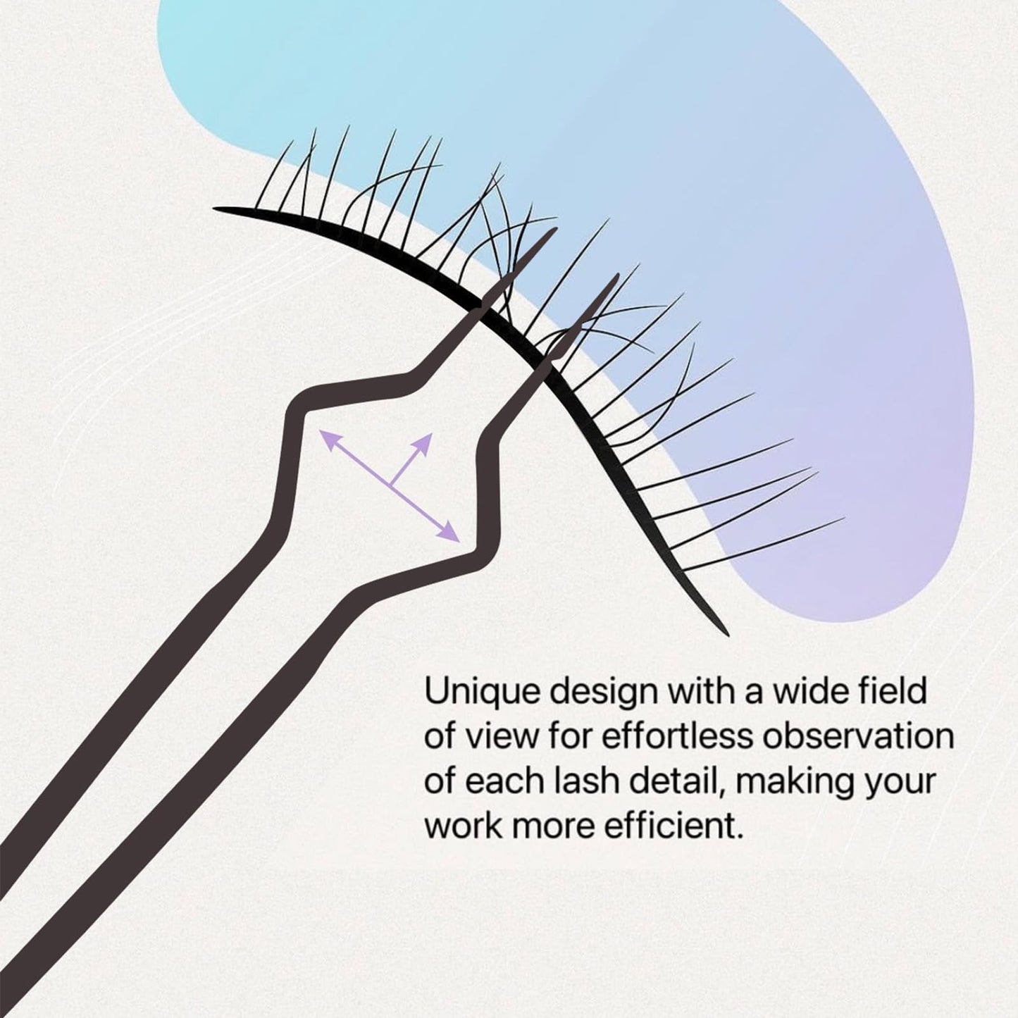 Ms.Queen Isolation Tweezers for Eyelash Extensions,V-Groove Design Precision Tips Isolation Eye Lash Tweezers,Easy to Use Application Tools for Lash Artist,Gold