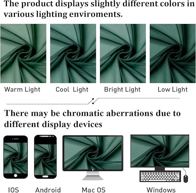 Lecloud Hunter Green Sheer Curtains 96 Inches Long 2 Panels, Airy Voile Solid Curtains, Gauzy Stylish Aesthetic Windows Decor Drapes with Rod Pocket for Bedroom Living Room, Each 42" W x 96" L