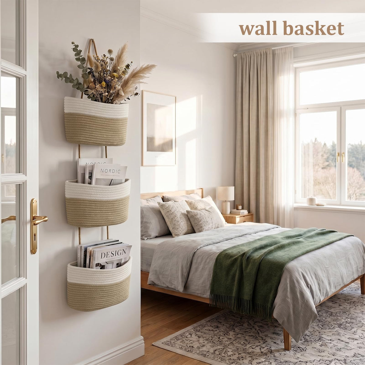Over the Door Hanging Basket (3 Count)