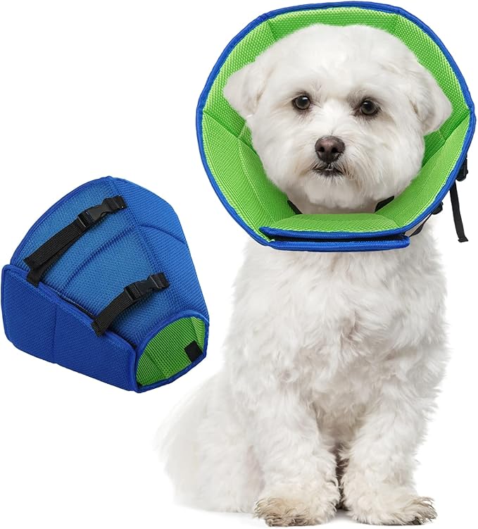 LETSQK Dog Cone Collar After Surgery, Soft Cone for Dogs to Stop Licking