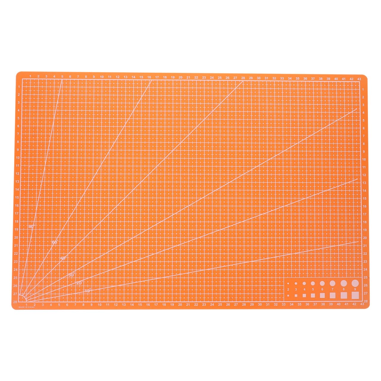 SHINEOFI Double-Sided PVC Mat for Diy Crafting Sculpting and Painting 24 x 36 Gridded Craft Board for Scrapbooking