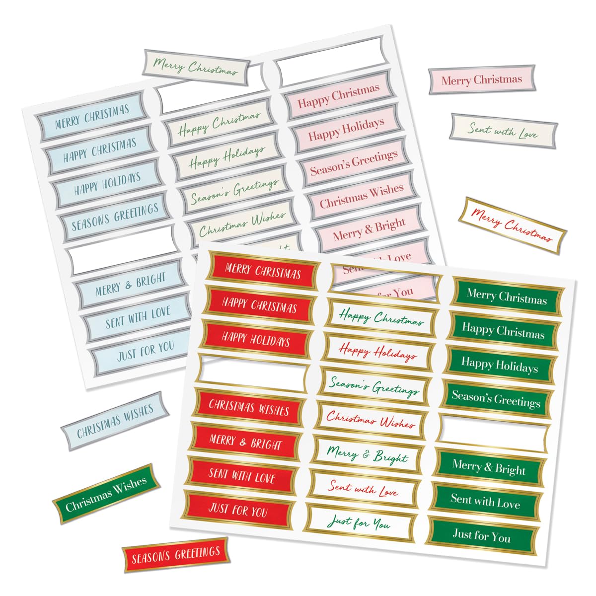 Katy Sue Christmas Flower Pots Card Making Kit. Contains 8 x 300 GSM Cards, Envelopes, 3D Die-Cut Decoupage, Paper Bows, Sticky Foam Pads & 2 Sheets of Christmas Sentiment Banners