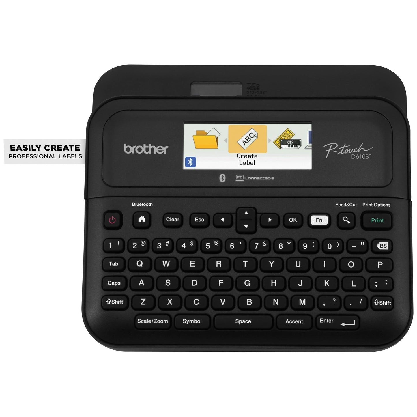 Brother® P-touch PT-D610BT Business Professional Connected Label Maker With Bluetooth®