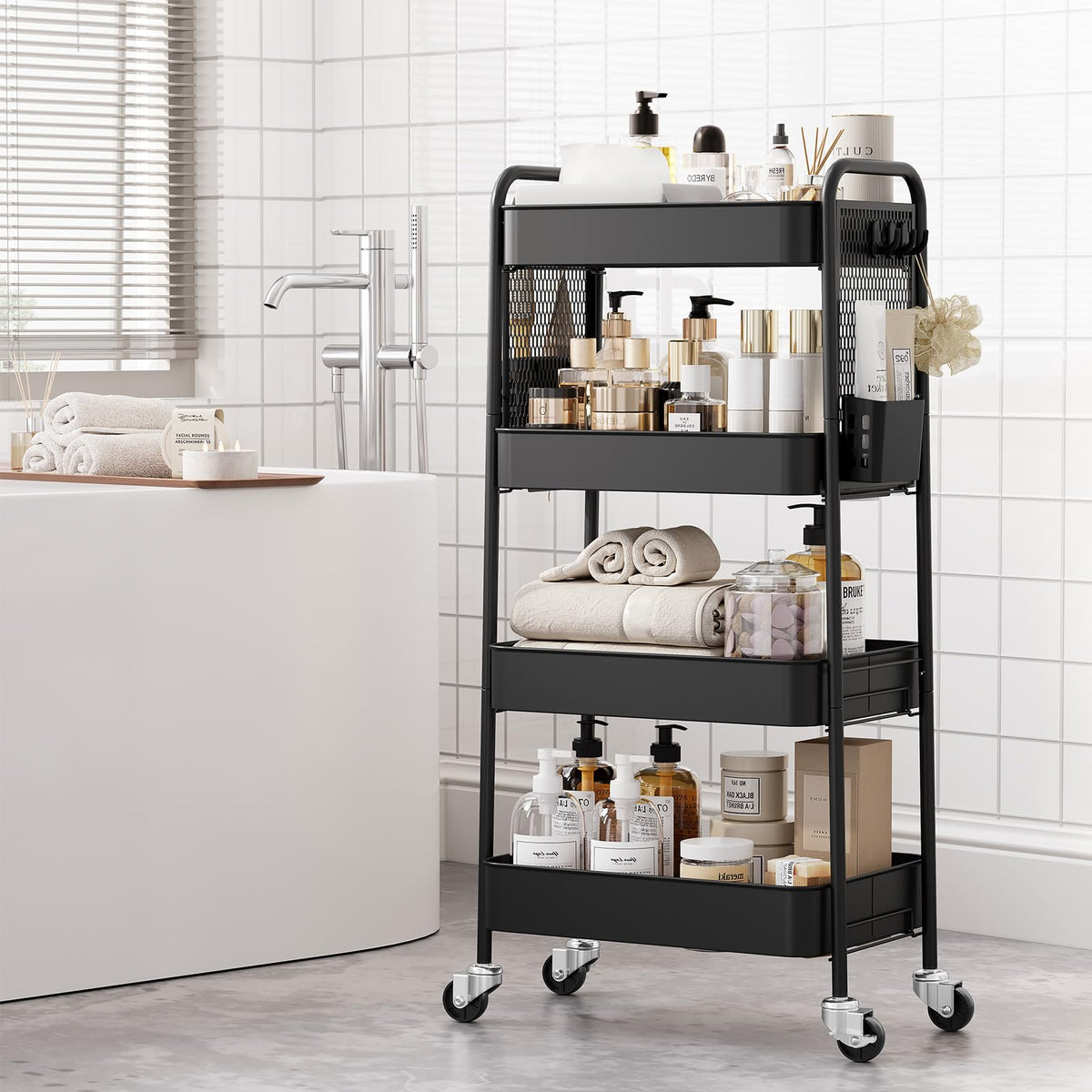 4 Tier Rolling Cart
