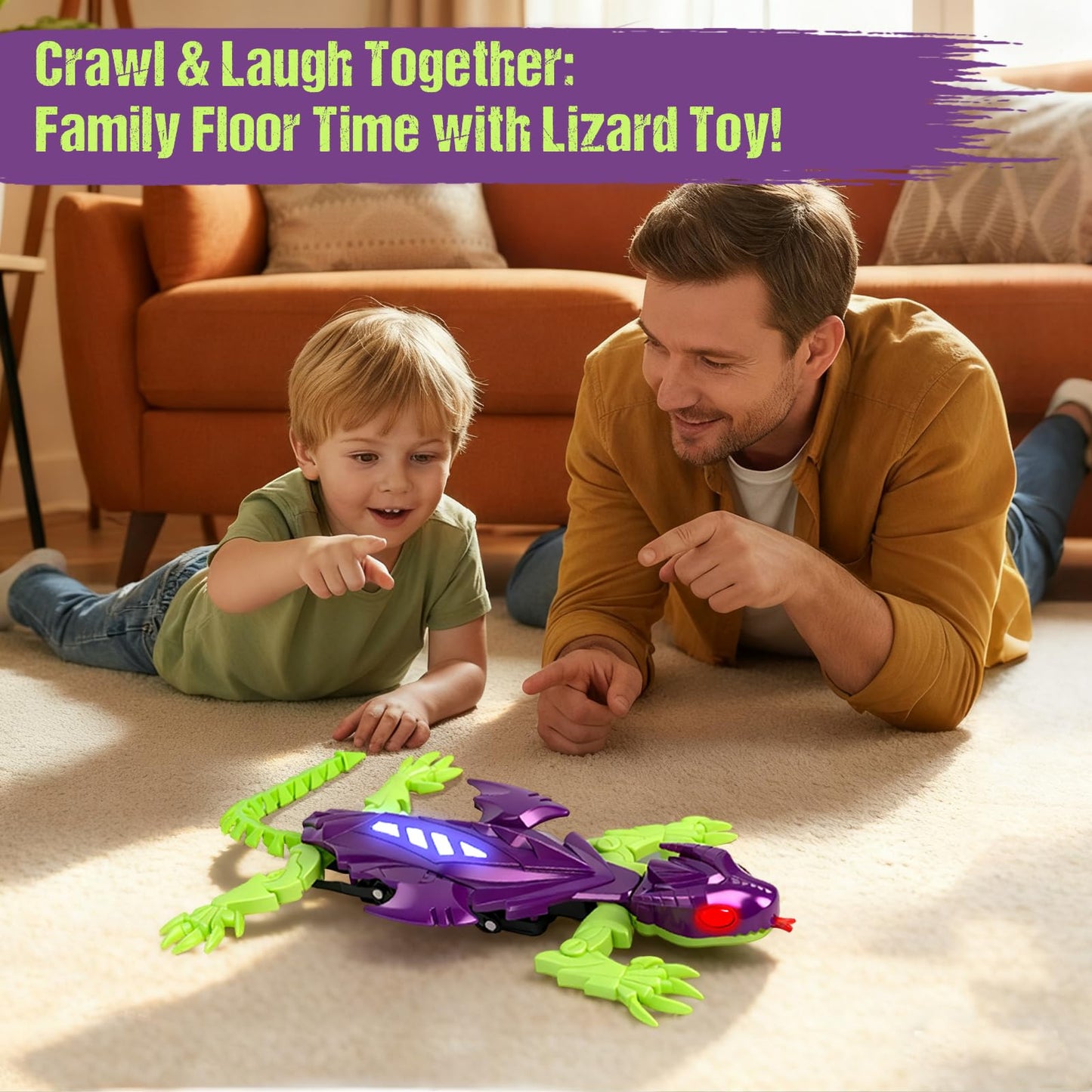 ORAANEYOYO Winged Flying Wall Climbing Gecko - Interactive RC Wall Crawler Robot Lizard,Geckos RC Toys for Boys Girls Teens Ages 3+, Halloween Birthday Gifts Easter Basket Stuffers Stocking Stuffers