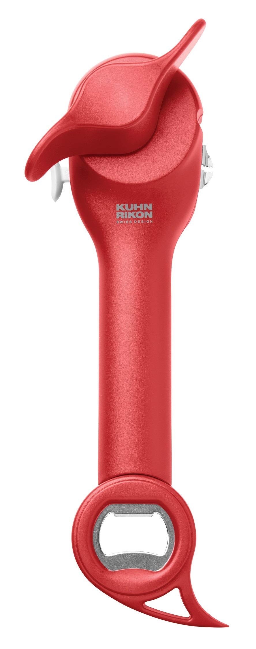 Kuhn Rikon Auto Safety Master Opener for Cans, Bottles and Jars, 9 x 2.75 inches, Black