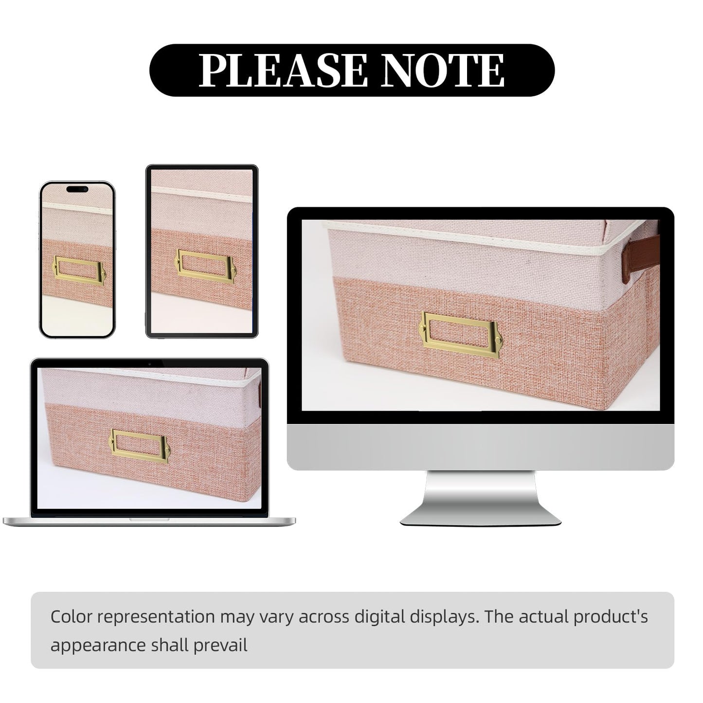 Vienrose Greeting Card Organizer Box with 20 Removable Dividers, 84 Self-Adhesive Labels, Foldable Storage Box Great for Greeting Cards, Photos, Envelopes, Stickers, Postcards Light Pink&Lotus