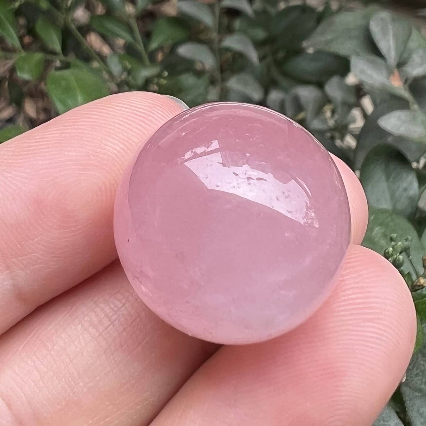 Fekuar 5 Pcs Rose Quartz Crystal Sphere Ball Set, Polished Healing Energy Mineral Gemstone Balls for Reiki Chakra Decoration Fengshui 20mm