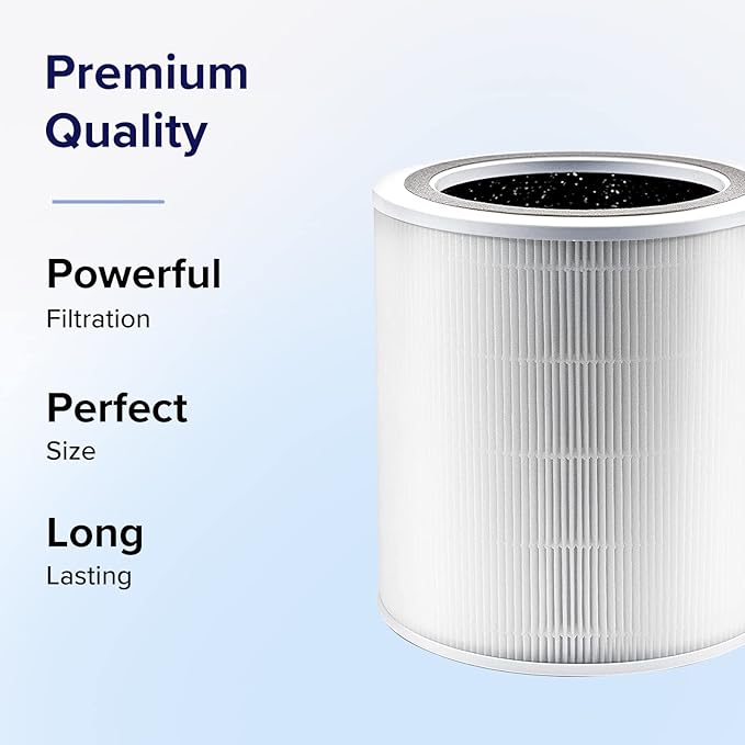 LEVOIT Core 400S-P Air Purifier Original Replacement Filter, Supports HEPA Sleep Mode & Humidifiers for Bedroom Large Room Home, (6L) Cool Mist Top Fill Essential Oil Diffuser