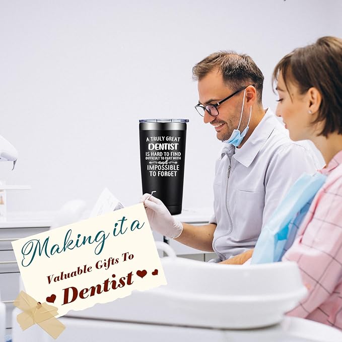 Dentist Gifts for Men - Dentist Gift Ideas - Appreciation Christmas Gifts for Dentists, Dental Assistant, Dental Hygienist - 20oz Tumbler