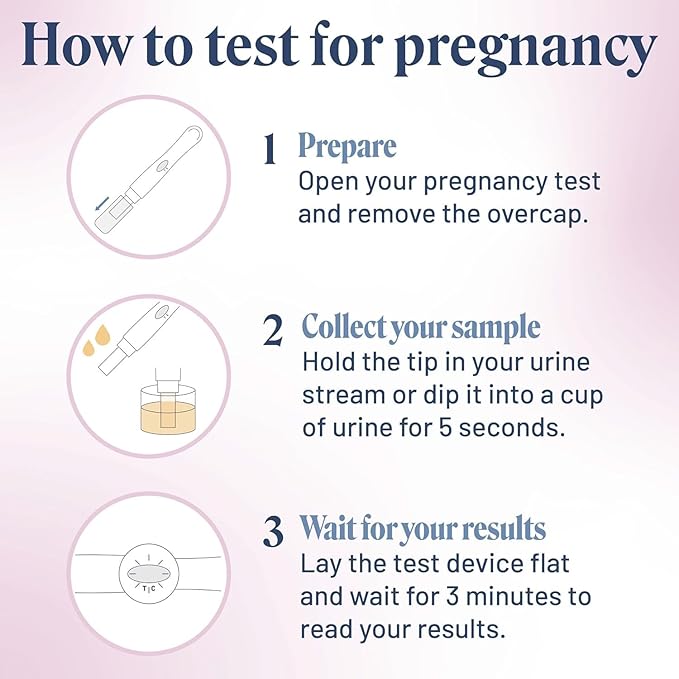 Apphia Early Detection Pregnancy Test (10 Pack) | FSA/HSA Eligible | Midstream Pregnancy Test | Get Results 6 Days Sooner – Made in The USA