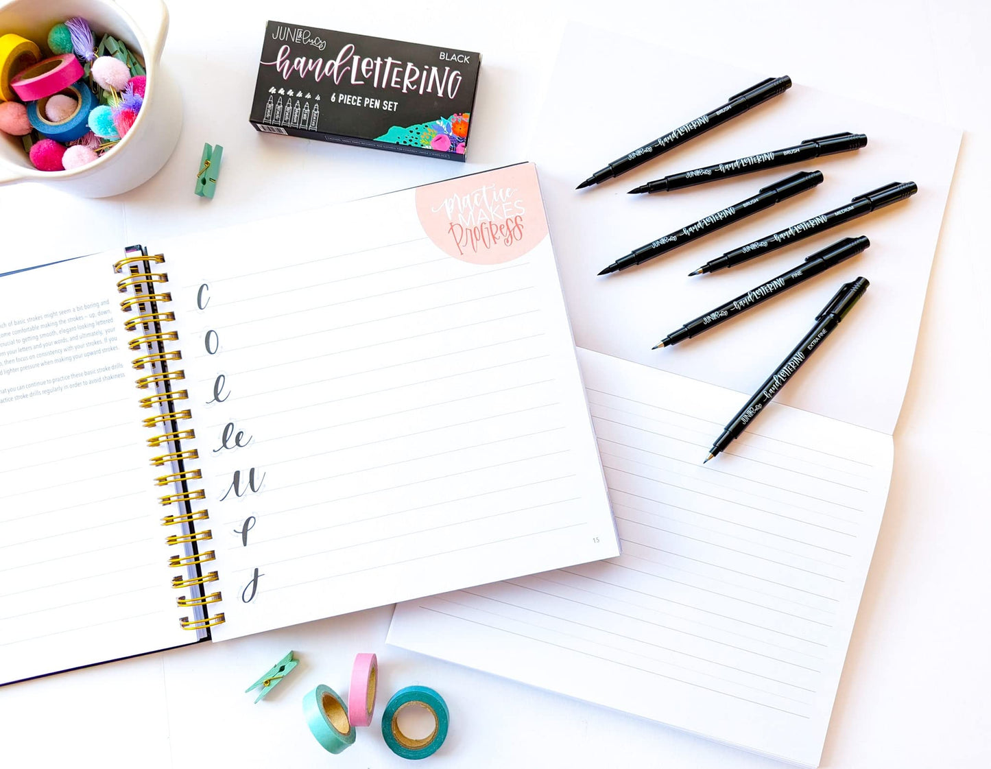 Calligraphy Kit for Beginners - Calligraphy Pen Set with Calligraphy Workbook